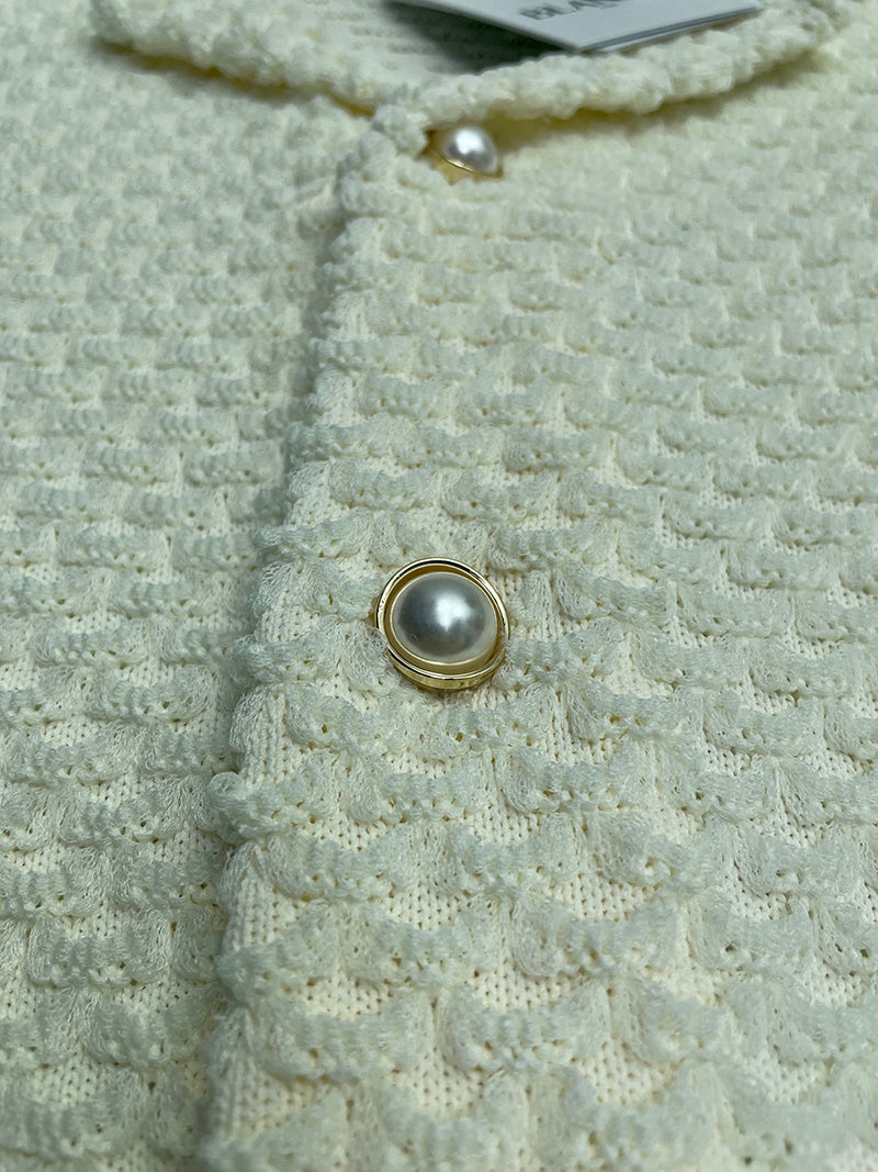 CASABLANCA Textured knitted shirt