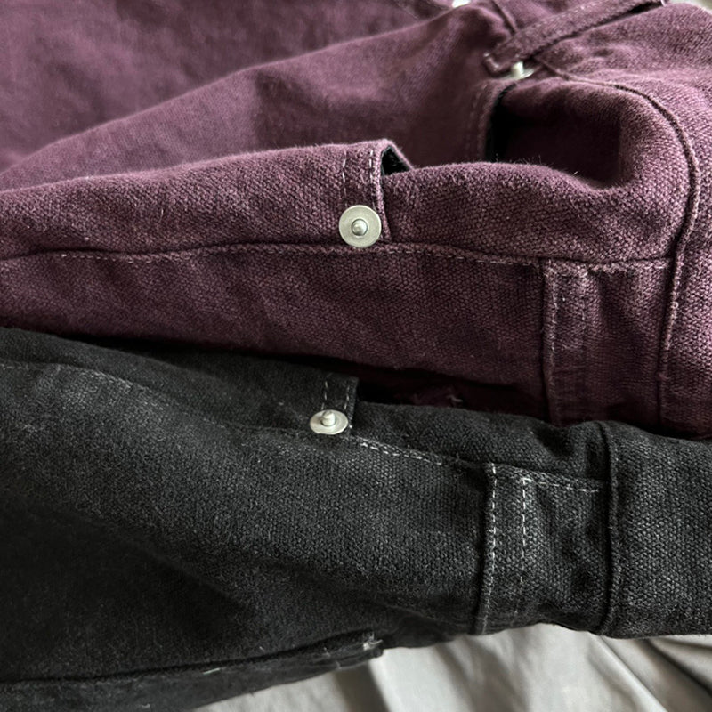 Stüssy - Washed Canvas Big OL' Jeans Purple