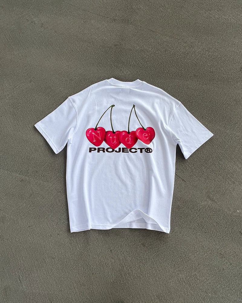 Nude Project Cherry T-Shirt White