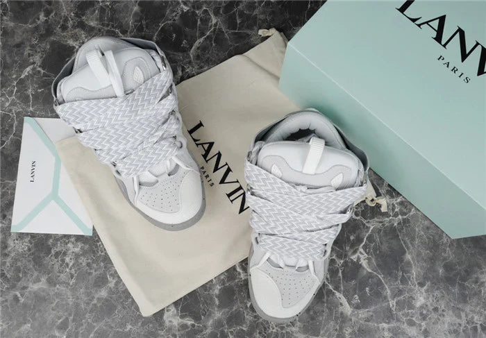 Lanvin Curb Sneaker Grey White