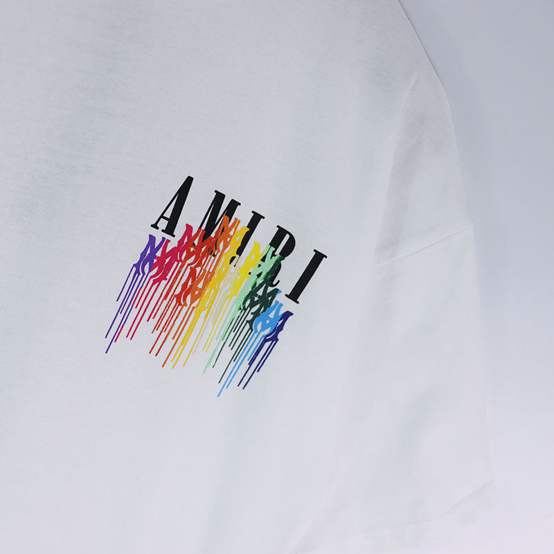 Amiri M.A. Drip Collage Tee White T-Shirt