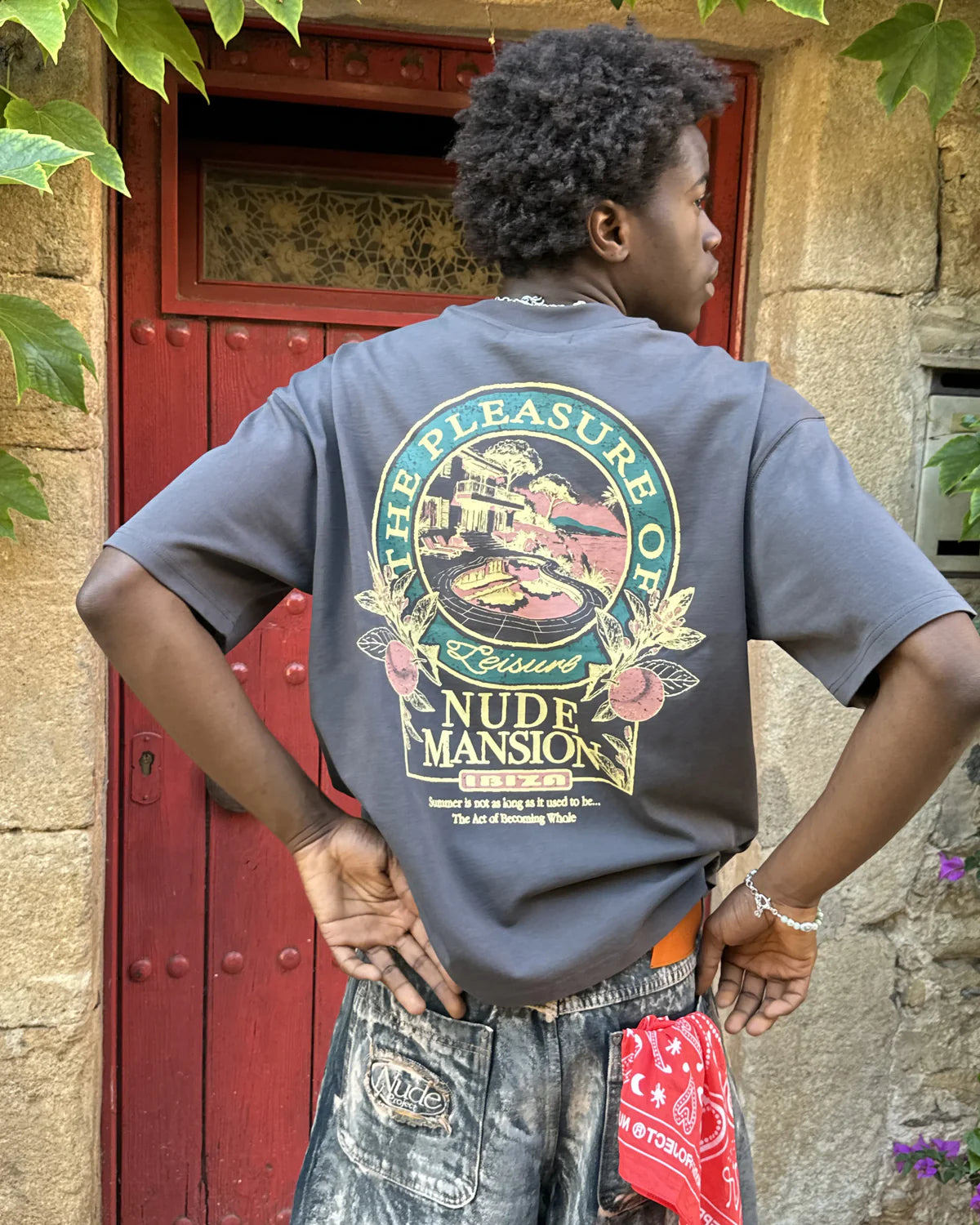 Nude Project Mansion Dark Grey Tee