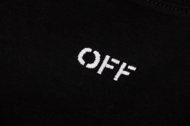 OFF-WHITE Diag Temperature T-Shirt Black