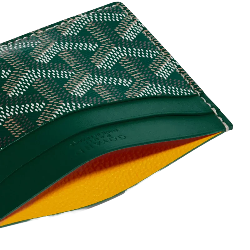 Goyard Saint Sulpice Green in Canvas/Calfskin