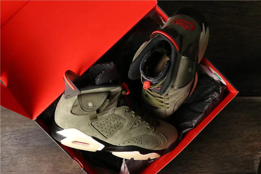 Travis Scott x Air Jordan 6 Retro 'Olive'