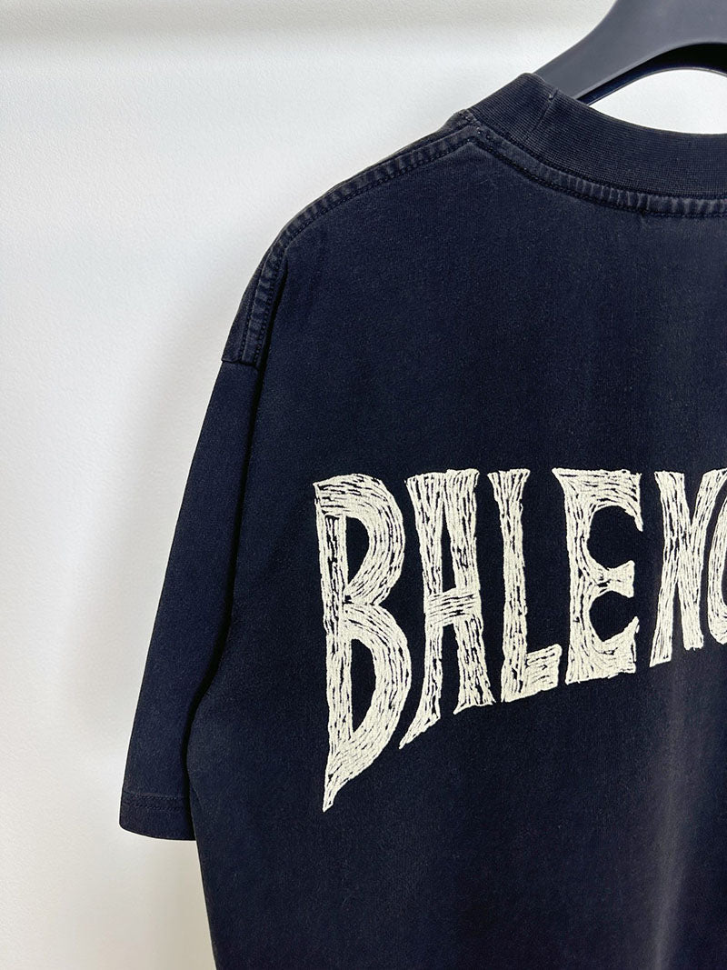 Balenciaga Logo Drawn T-Shirt