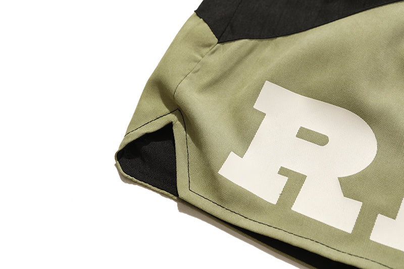 Rhude Cupro Yachting Shorts Black/Khaki