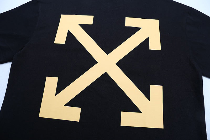 OFF-WHITE Arrows Caravaggio Annunciation T-Shirt Black