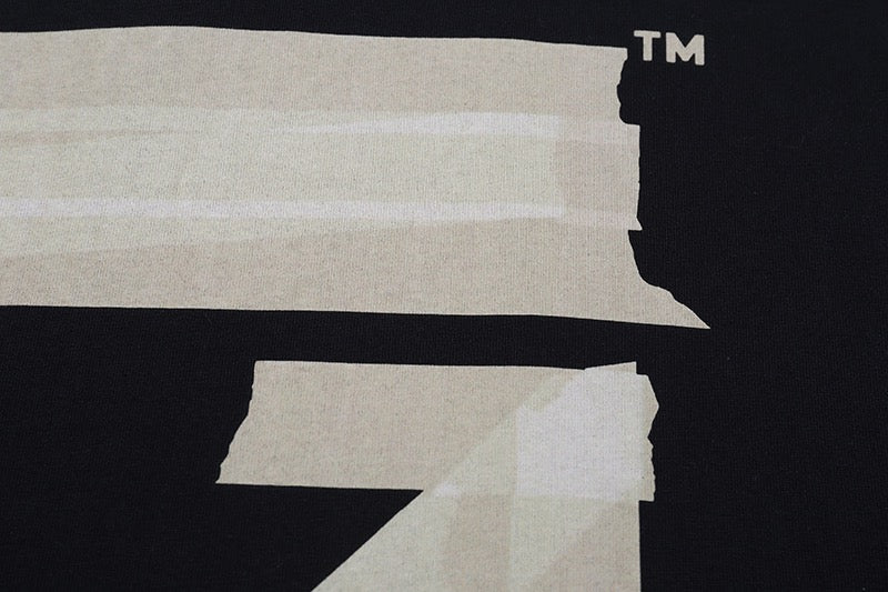 OFF-WHITE TAPE ARROWS S/S T-Shirt Black