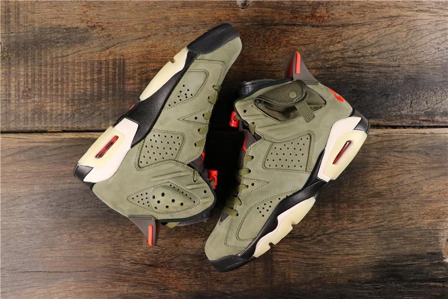 Travis Scott x Air Jordan 6 Retro 'Olive'