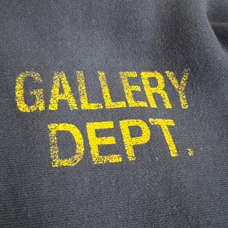 GALLERY DEPT. Blue Paint-splatter Logo Hoodie