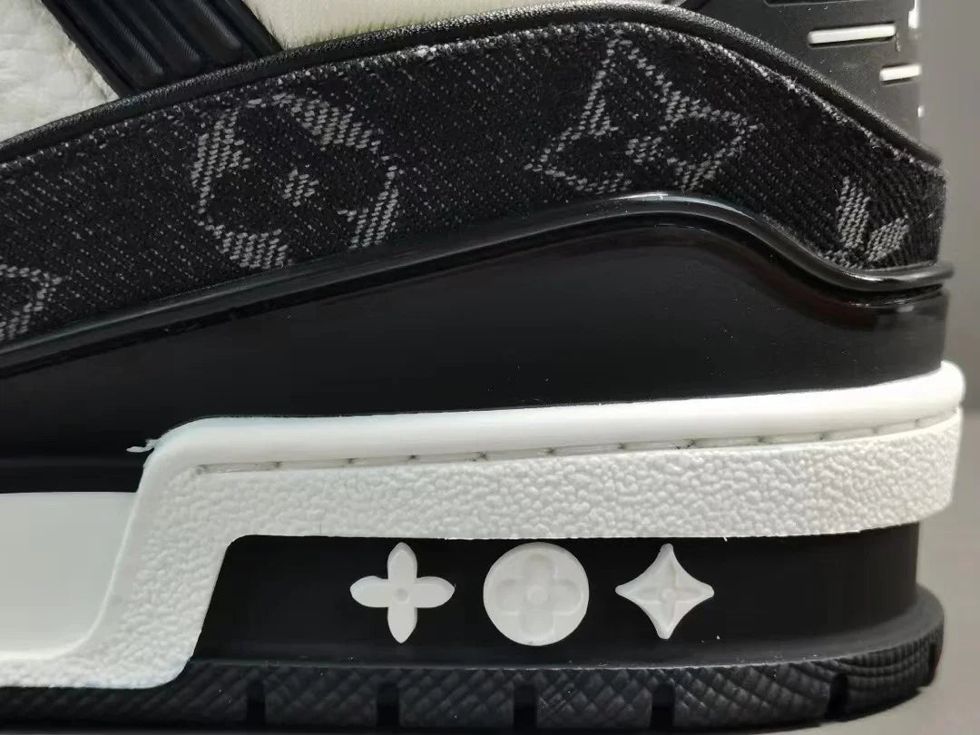 Louis Vuitton LV Monogram Black White Denim