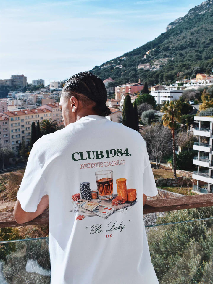 Club 1984 Casino T-Shirt - White