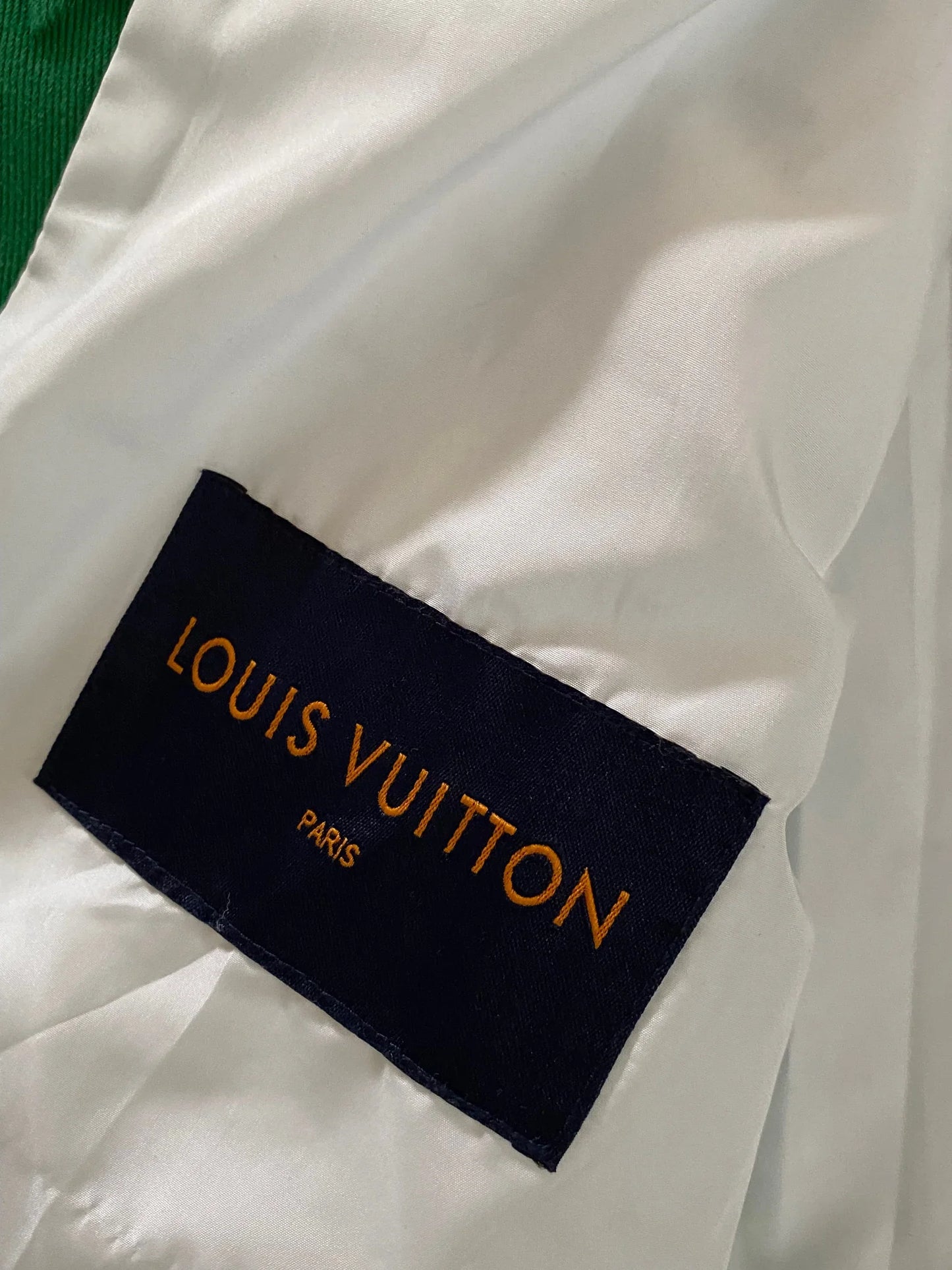 Louis Vuitton LV Monogram Workwear Denim Jacket Green