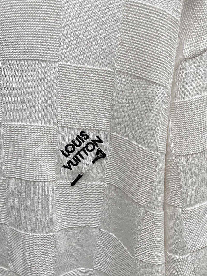 Louis Vuitton Check Embroidered Crewneck Knit