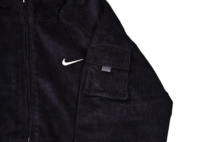 Supreme Nike Arc Corduroy Hooded Jacket Black