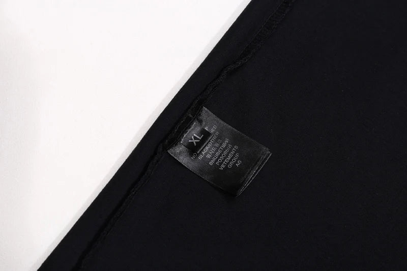 VETEMENTS My Name Is Vetements Cotton T-shirt | Black