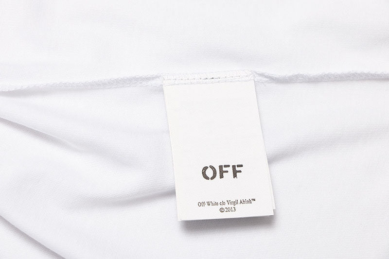 OFF-WHITE Diagonal Tab T-shirt White