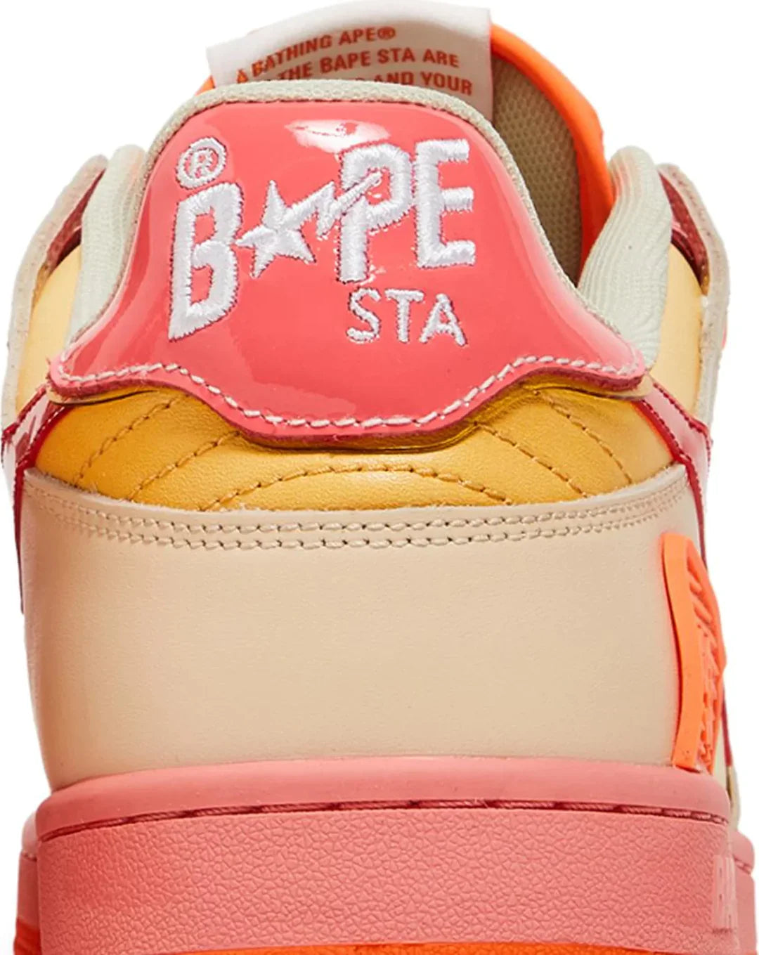 A Bathing Ape Bape SK8 Sta Orange