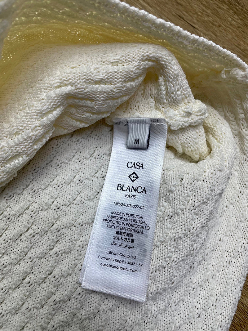 CASABLANCA Textured knitted shirt