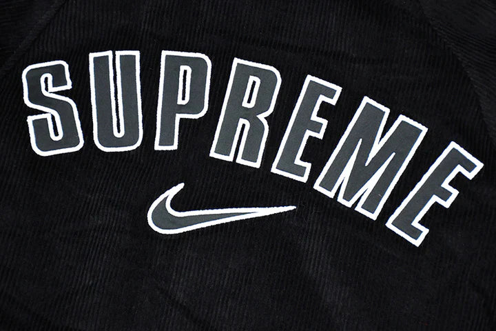 Supreme Nike Arc Corduroy Hooded Jacket Black