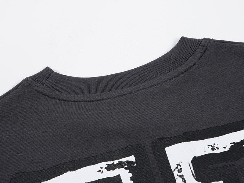 GIVENCHY Logo lettering cotton T-shirt Black