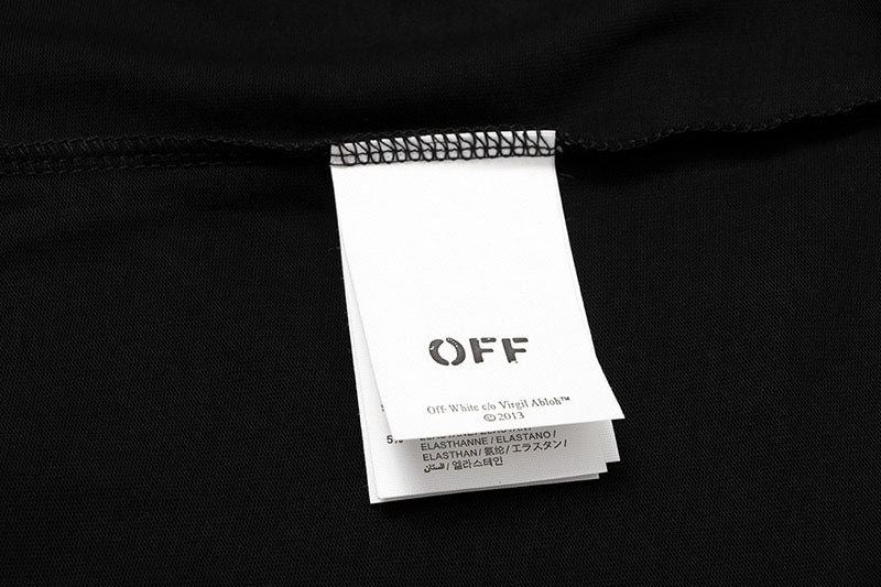 OFF-WHITE Diag Temperature T-Shirt Black