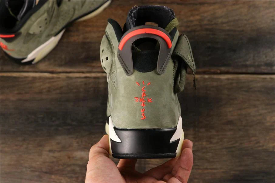 Travis Scott x Air Jordan 6 Retro 'Olive'