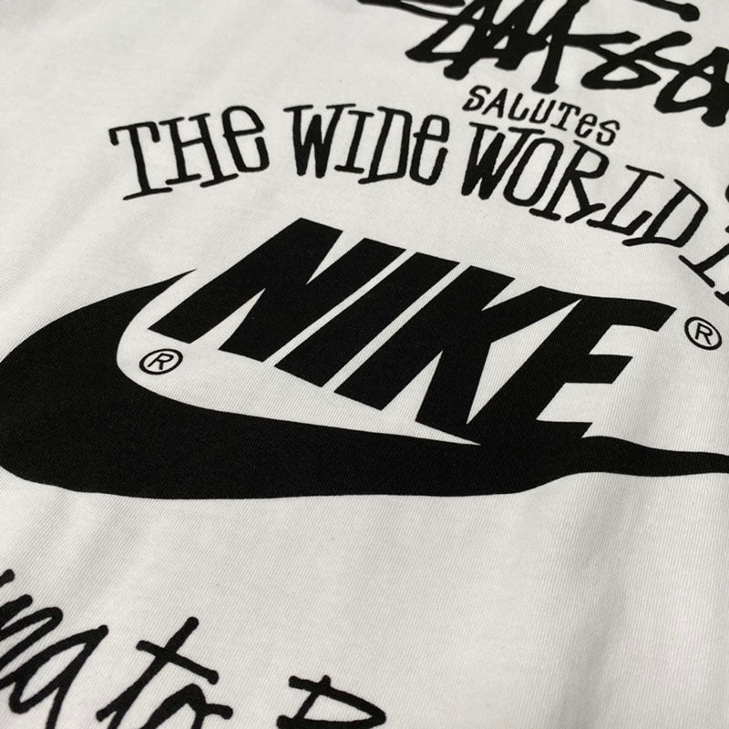 Nike x Stussy The Wide World Tribe T-Shirt White