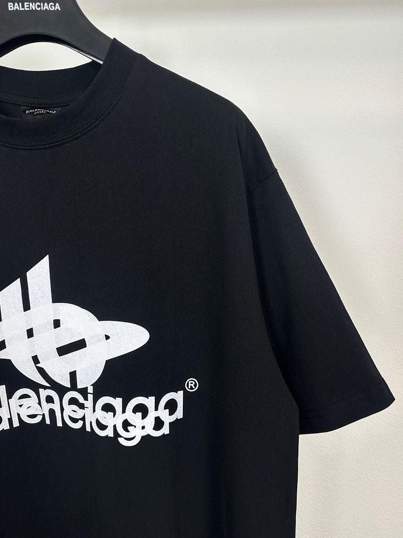 Balenciaga Layered Sports T-shirt Black