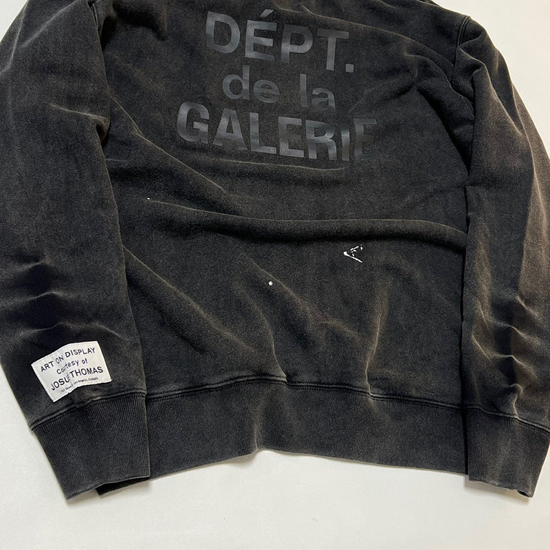 Gallery Dept. x Lanvin logo-embroidered pullover hoodie