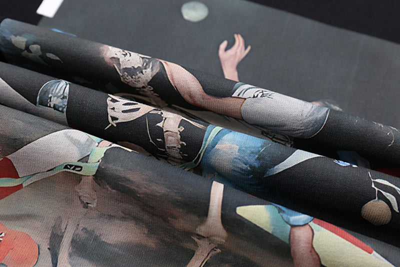 OFF-WHITE Pascal Painting Print  T Shirt Black