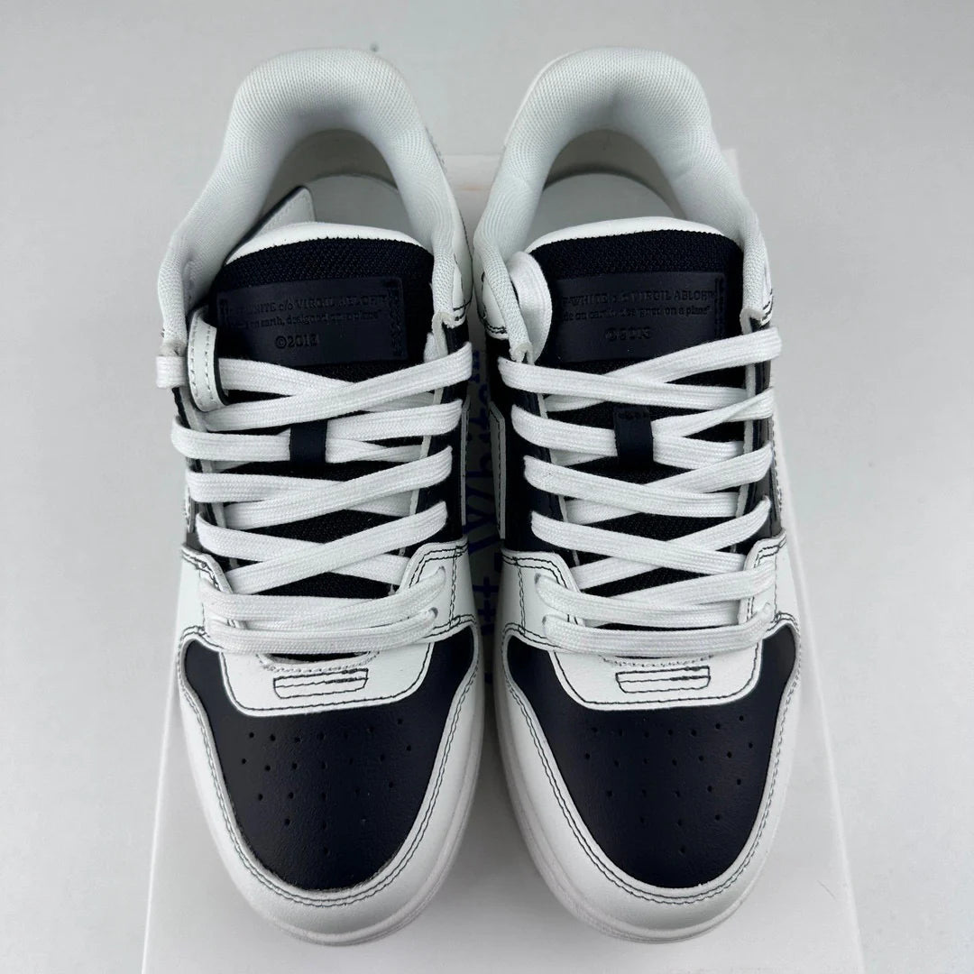 OFF-WHITE OOO Low Tops White Black