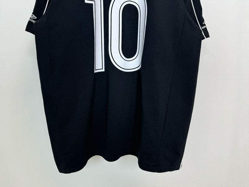 Balenciaga Paris Soccer Oversized T-Shirt Black