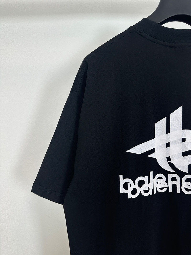 Balenciaga Layered Sports T-shirt Black