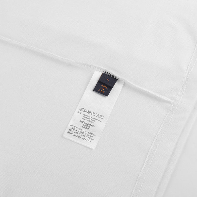 Louis Vuitton LV Logo Printed T-Shirt White