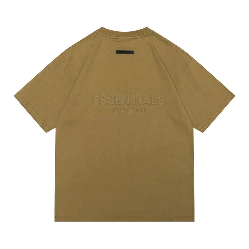 Fear of God Essentials T-shirt (SS21) 'Amber'