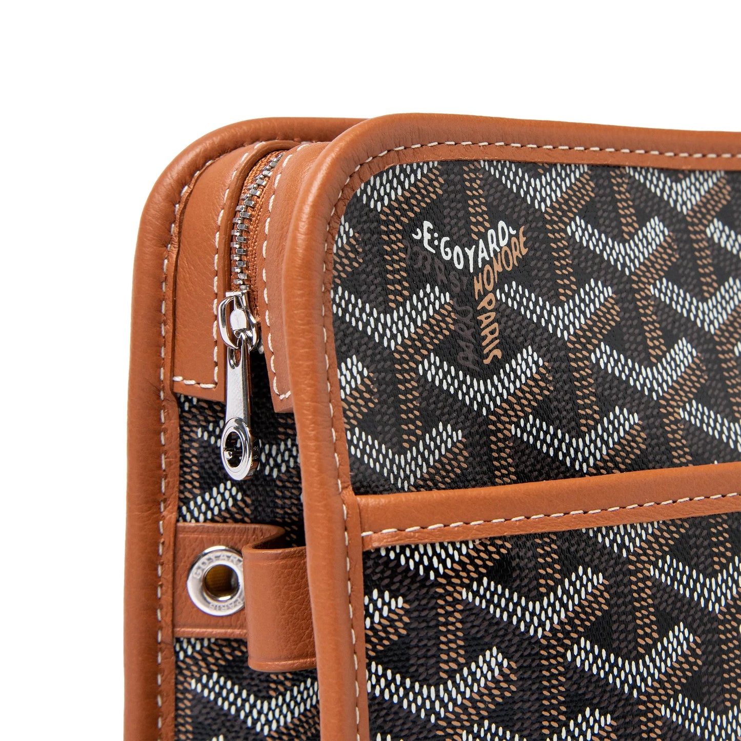 Goyard Jouvence Toiletry Bag MM Black/Brown