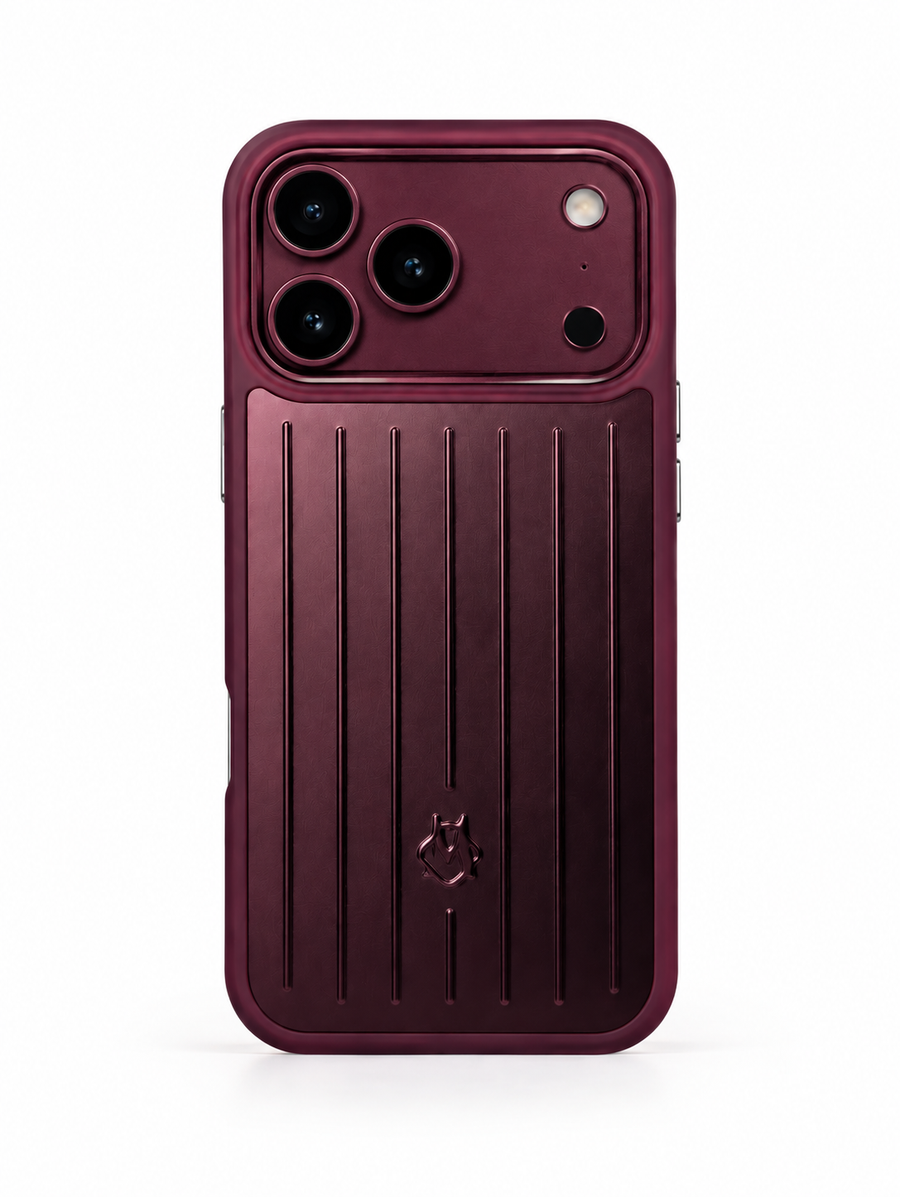 Rimowa Aluminum Case for iPhone 18 / 17 Pro Burgundy