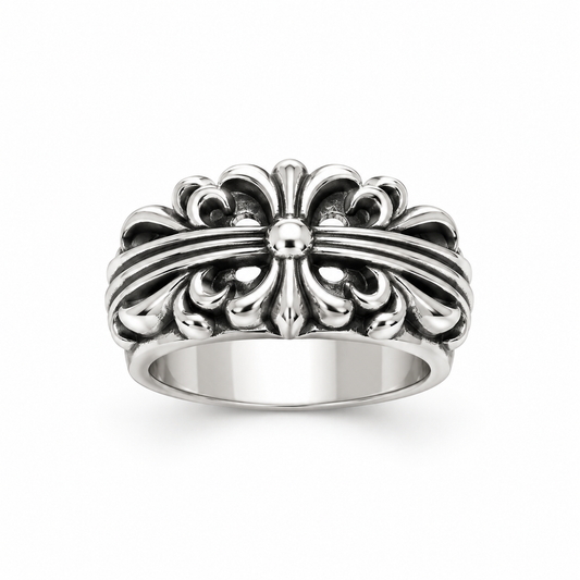 Chrome Hearts Double Floral Ring