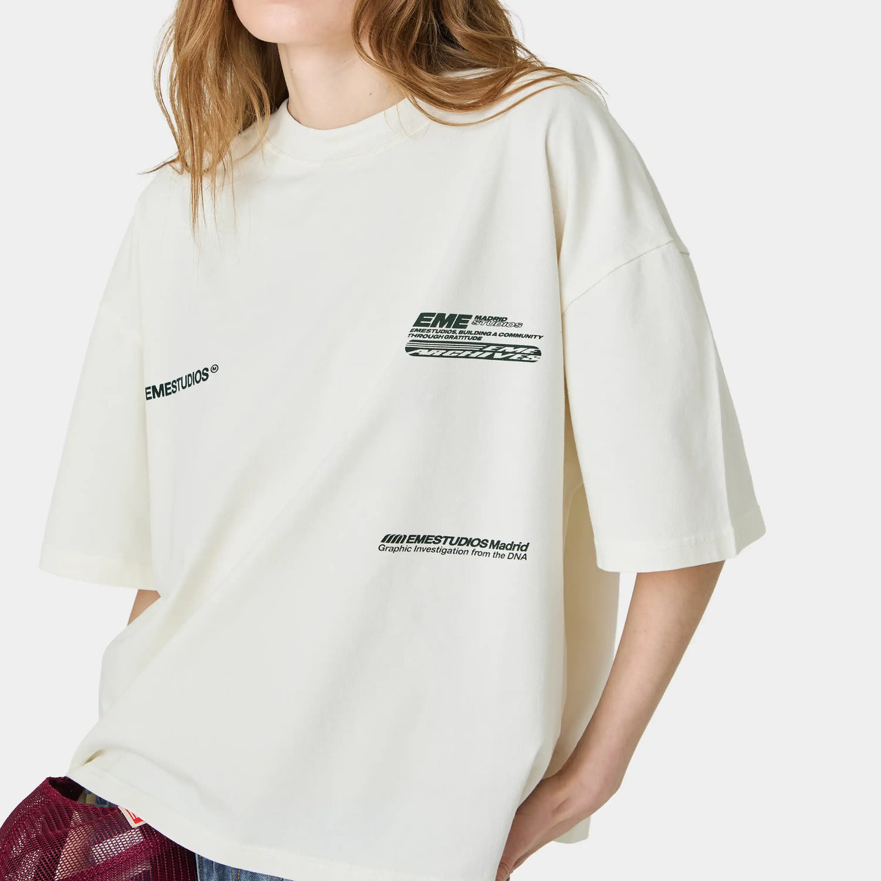 Eme Studios DNA Off Sand Oversized Tee