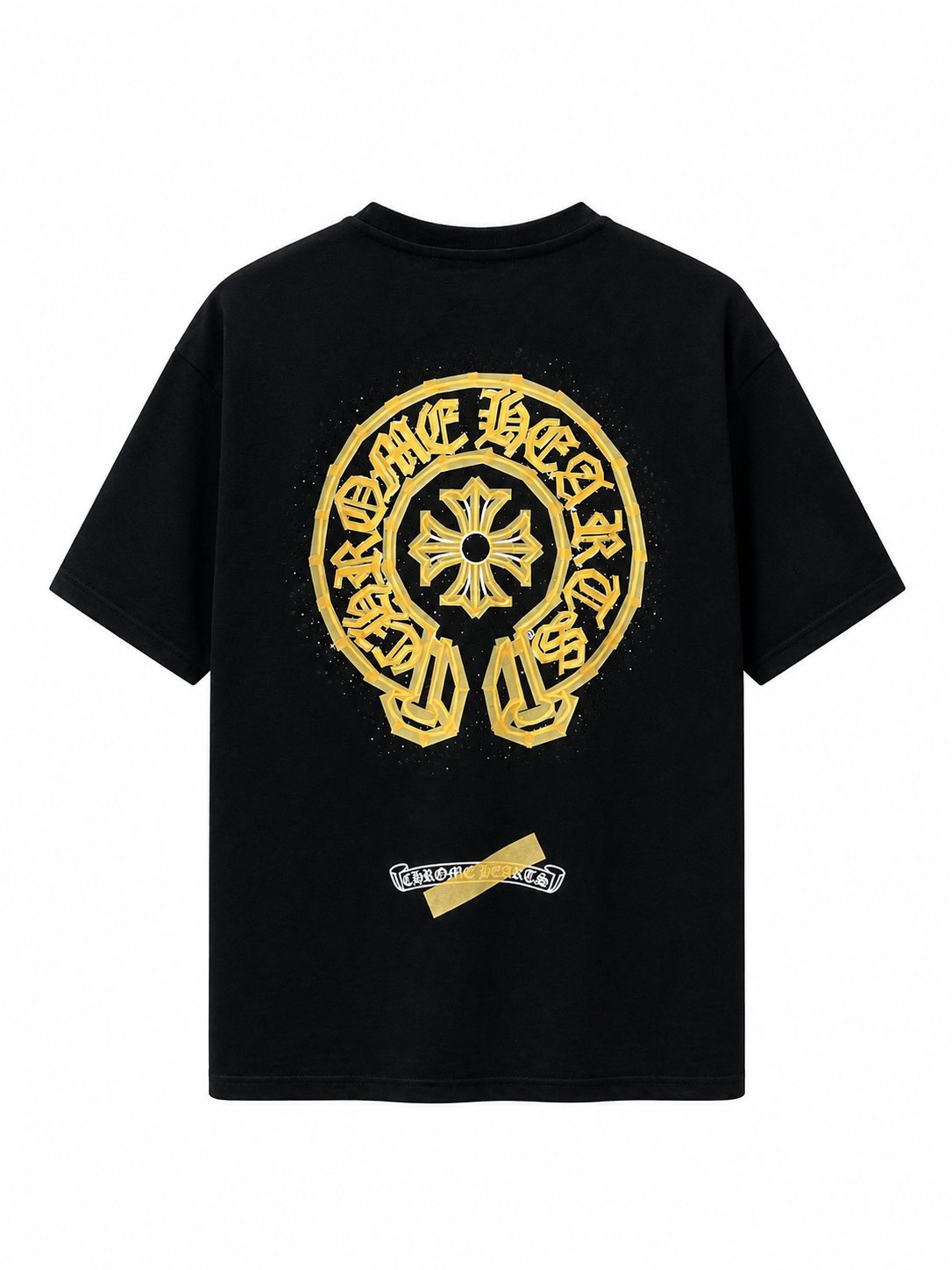 Chrome Hearts Horseshoe Type Logo T-Shirt 'Black'