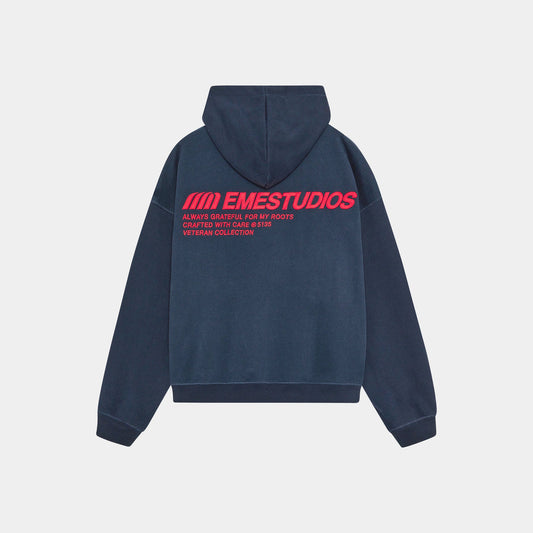 Eme Studios Roots Navy Oversized Hoodie