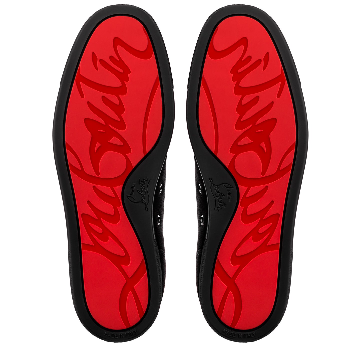 Christian Louboutin Louis Junior Spikes Flat 'Black'