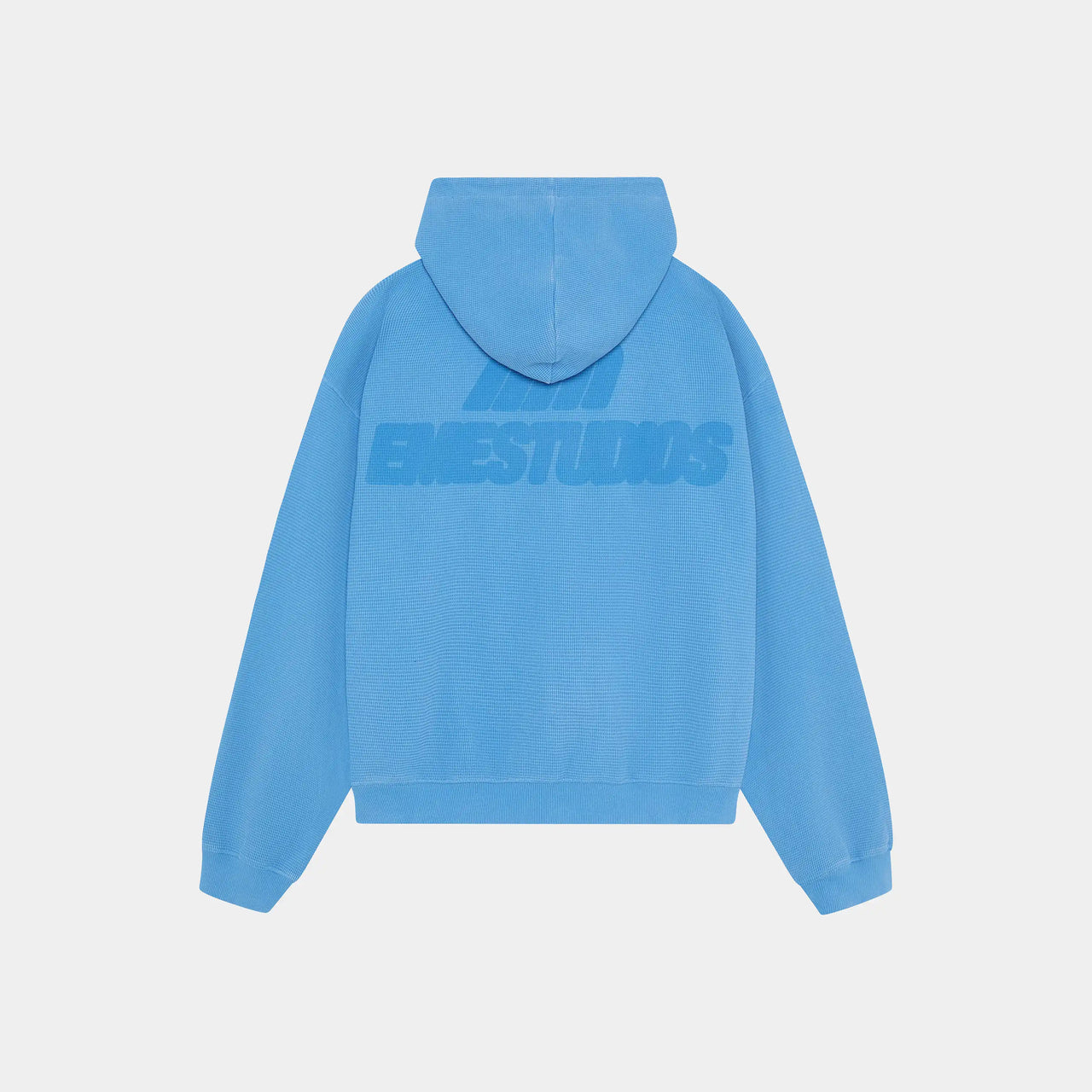 Eme Studios Waffle Cobalt Croped Boxy Full Zip