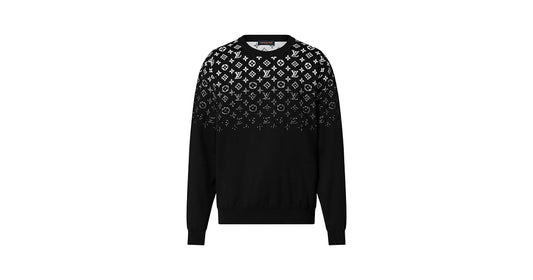 Louis Vuitton Gradient Cotton Crewneck Black