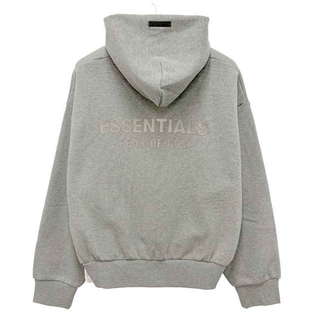 Fear of God Essentials Classic Fleece Hoodie 'Heather Stone'