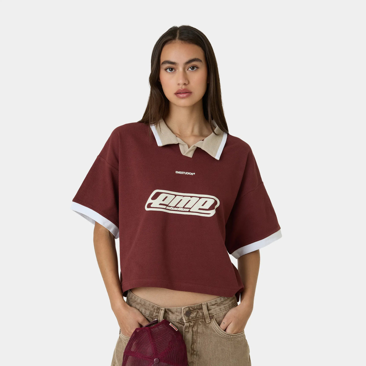 Eme Studios DKT Brown Short Polo