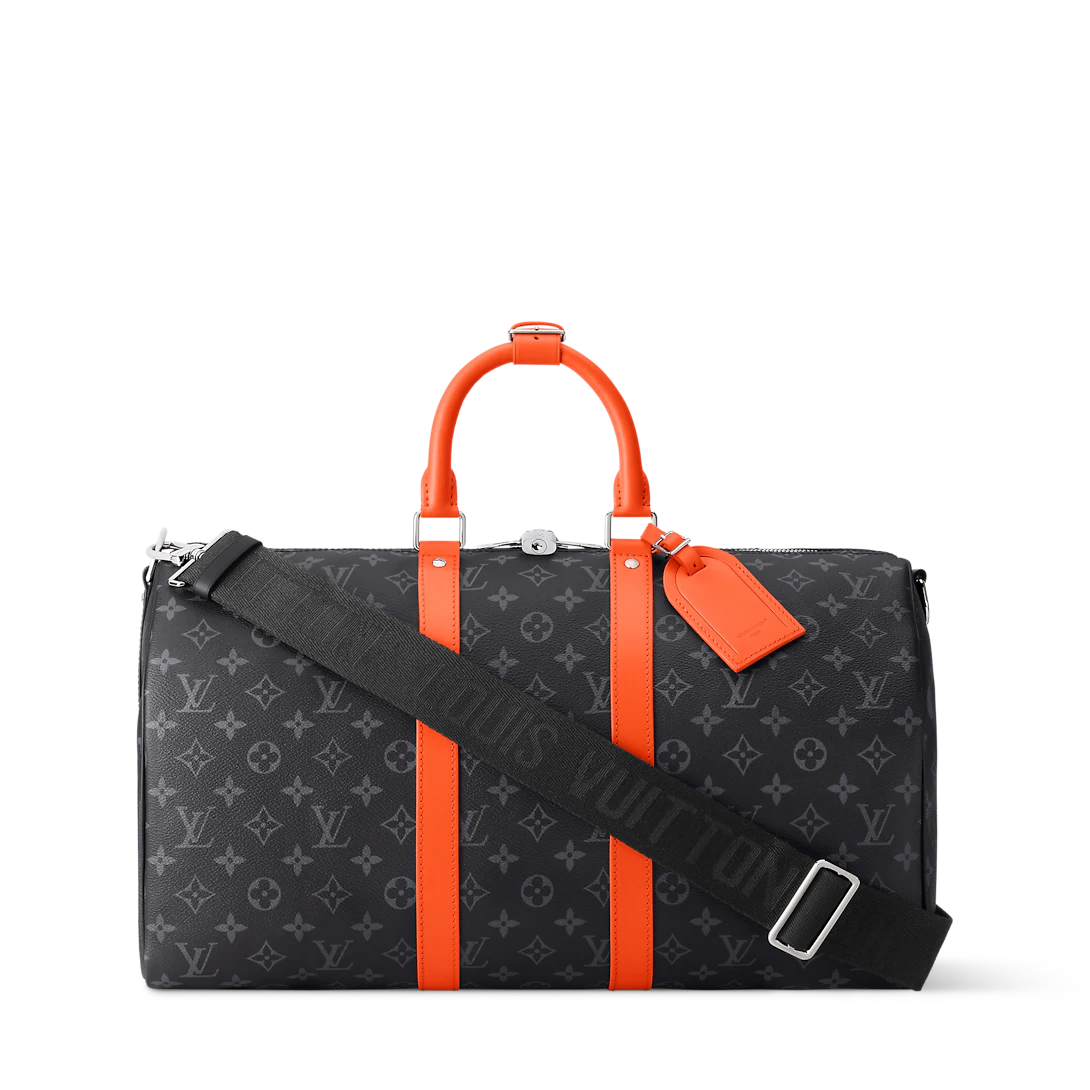 Louis Vuitton Keepall Bandoulière 45 Black/Orange