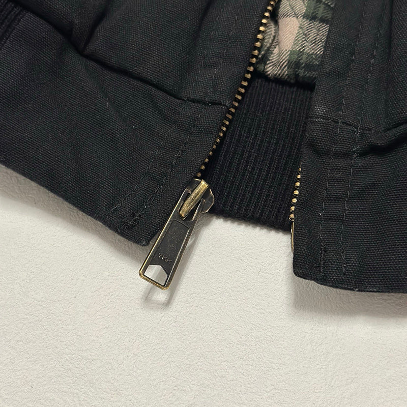 Supreme Reflective Arc Hooded Work Jacket Black